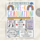 Pre-K Graduation Invitation Flyer Editable Template