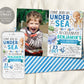 Under The Sea Birthday Invitation With Photo Editable Template