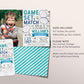 Badminton Birthday Invitation With Photo Editable Template, Boy Badminton Party Invite, Kids Sports Theme Evite, Game Match Tournament