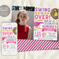 Softball Birthday Invitation With Photo Editable Template