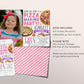 Pizza Making Party Birthday With Photo Invitation Editable Template, Kids Pizza Party Invite, Girl Pizza Party Evite, Slice Of Fun Pizzeria