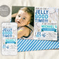 Jellyfish Birthday Invitation With Photo Editable Template