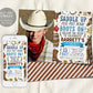 Rodeo Birthday Invitation With Photo Editable Template