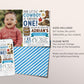 First Rodeo Birthday Invitation With Photo Editable Template, Cowboy 1st Birthday Party Invite, Boy Ranch Southwestern Country Western Evite