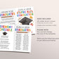 Pre-K Graduation Program Editable Template, Preschool Ceremony Program Child Care Learning Center, Pamphlet Booklet Daycare Commencement