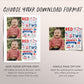4th of July 2nd Birthday Invitation With Photo Editable Template, Red White and Two Second Birthday Patriotic Party BBQ Invite Evite