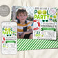 Tennis Pool Party Birthday Invitation With Photo Editable Template