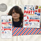 Sports Pool Party Birthday Invitation With Photo Editable Template