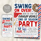 Baseball End of Season Party Invitation Editable Template