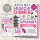 Hibachi Birthday Invitation Editable Template