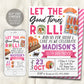 Sushi Party Invitation Editable Template