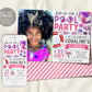 Volleyball Pool Party Birthday Invitation With Photo Editable Template