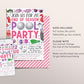 Golf Pool Party Invitation Editable Template, Golf Let's Par Tee End of Season Sports Team Pool Invite, Backyard Team Cookout BBQ Evite