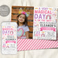 Unicorn Birthday Invitation With Photo Editable Template