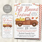 Fall Harvest Festival Invitation Editable Template