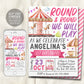 Carousel Birthday Invitation Editable Template