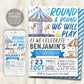 Carousel Birthday Invitation Editable Template