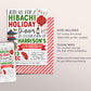 Christmas Hibachi Dinner Party Invitation Editable Template, Hibachi Japanese Restaurant Birthday Party Invite, Japan BBQ Holiday Dinner