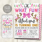 Christmas Birthday Invitation Editable Template