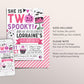 Two Spooky Halloween Birthday Invitation Editable Template, Girl Ghost Spooky 2nd Birthday Party Invite Spooktacular Costume Party Evite