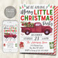 Merry Little Christmas Party Invitation Editable Template