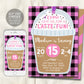 Coffee Birthday Invitation Editable Template, Latte Fun Invite