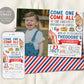 Carnival Birthday Invitation With Photo Editable Template