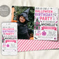 Halloween Birthday Invitation With Photo Editable Template