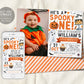 Spooky One Halloween Birthday Invitation With Photo Editable Template