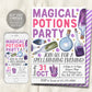 Magic Potion Party Invitation Editable Template