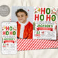 Christmas Birthday Invitation With Photo Editable Template