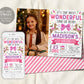 Christmas Birthday Invitation With Photo Editable Template