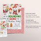 We're Rounding Up The Gang Christmas Party Invitation Editable Template, Santa's Crew Party Invite, Merry Little Christmas Winter Evite