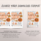 Pizza And Pumpkin Carving Party Invitation Editable Template, Kids Halloween Art Party Night Invite, Family Halloween Celebration Printable