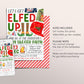 Ugly Sweater Let's Get Elfed Up Christmas Party Invitation Editable Template, Holiday Party Invite For Adults, Ugly Sweater Drinks Evite