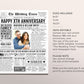 Back in 1999 25th 26th 27th Anniversary Gift Newspaper Editable Template, Personalized 25 26 27 Year Wedding For Parents Husband Or Wife