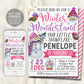 Winter Wonderland Birthday Invitation Editable Template