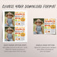 Our Little Pumpkin First Birthday Invitation With Photo Editable Template, Kids Thanksgiving 1st Birthday Party Invite, Pumpkins Fall Evite