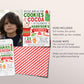 Cookies And Cocoa Birthday Invitation With Photo Editable Template, Kids Christmas Holiday Cookies And Hot Chocolate Party Invite Evite