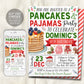 Christmas Pancakes and Pajamas Birthday Invitation Editable Template