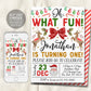 Christmas Birthday Invitation Editable Template