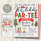 Christmas Golf Invitation Editable Template