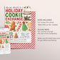 Holiday Cookie Exchange Invitation Editable Template, Christmas Cookie Swap Invite, Gingerbread Cookie Party Evite, Cookies Winter Holiday