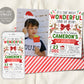 Christmas Birthday Invitation With Photo Editable Template