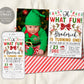 Christmas Birthday Invitation With Photo Editable Template