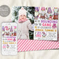 Gnome Birthday Invitation With Photo Editable Template
