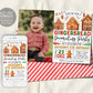 Gingerbread Decorating Birthday Invitation With Photo Editable Template