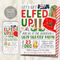 Ugly Sweater Let&#39;s Get Elfed Up Christmas Party Invitation Editable Template