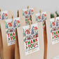 Gnomes Christmas Birthday Favor Tags Editable Template, Holiday Gnomes Party Thank You Gift Tag, Party Treat Bag Favor Tag, Garden Gnomes