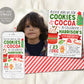 Cookies And Cocoa Birthday Invitation With Photo Editable Template, Kids Christmas Holiday Cookies And Hot Chocolate Party Invite Evite